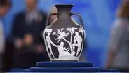 Appraisal: Wedgwood Black Jasper Portland Vase