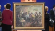 Appraisal: Harry Gottlieb Oil Painting, ca. 1940