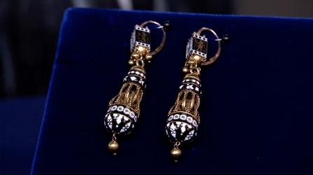Video thumbnail: Antiques Roadshow Appraisal: French Egyptian Revival Earrings, ca. 1890