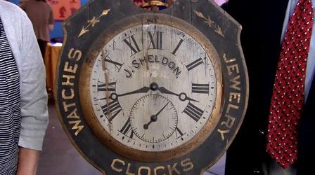 Video thumbnail: Antiques Roadshow Appraisal: Watch Trade Sign, ca. 1890