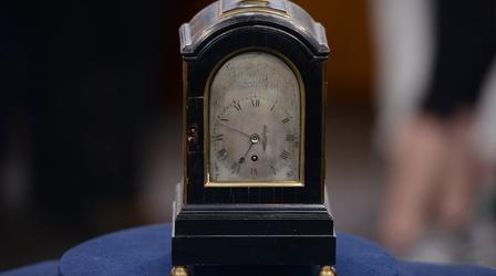 Video thumbnail: Antiques Roadshow Appraisal: Miniature Bracket Clock, ca. 1820