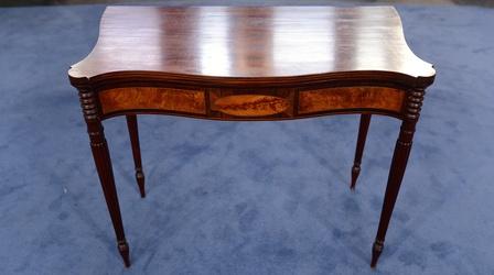 Video thumbnail: Antiques Roadshow Appraisal: Federal Gaming Table, ca. 1800
