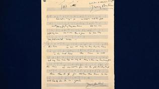 Appraisal: 1943 Irving Berlin Signed Manuscript