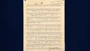 Appraisal: 1943 Irving Berlin Signed Manuscript