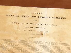 Field Trip: Texas Declaration of Independence Documents