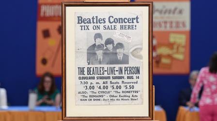 Video thumbnail: Antiques Roadshow Appraisal: 1966 Beatles Concert Poster & Ticket