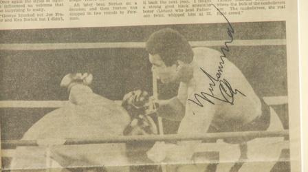 Video thumbnail: Antiques Roadshow Web Appraisal: 1974 Muhammad Ali Signed Newspaper