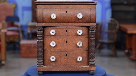 Video thumbnail: Antiques Roadshow Appraisal: Diminutive Chest of Drawers, ca. 1835