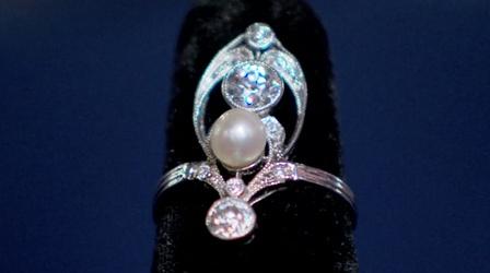 Video thumbnail: Antiques Roadshow Appraisal: French Art Nouveau Diamond & Natural Pearl Ring