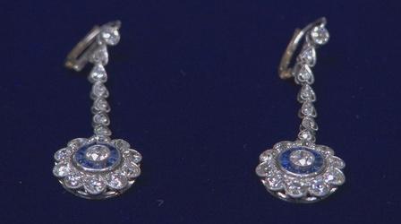 Video thumbnail: Antiques Roadshow Appraisal: Diamond & Sapphire Earrings, ca. 1945