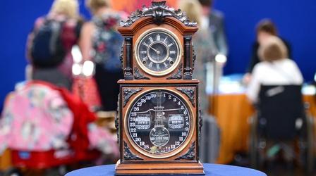 Video thumbnail: Antiques Roadshow Appraisal: Ithaca Calendar Shelf Clock, ca. 1880