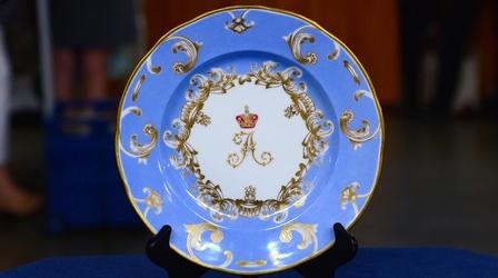 Video thumbnail: Antiques Roadshow Appraisal: 1892 Alexander III Russian Imperial Plate