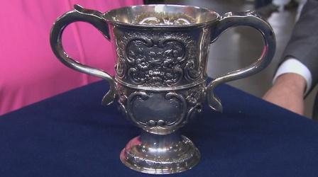 Video thumbnail: Antiques Roadshow Appraisal: English Silver Loving Cup, ca. 1750