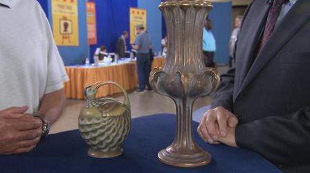 Video thumbnail: Antiques Roadshow Appraisal: Paul Dachsel Vase & Robert Hanke Bird Bowl