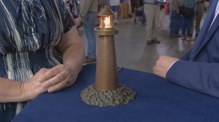 Video thumbnail: Antiques Roadshow Appraisal: WWII Trench Art Lighthouse Lamp