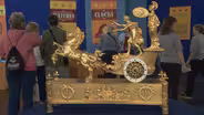 Appraisal: French Gilded Bronze Clock, ca. 1810