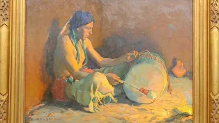 Appraisal: Eanger Irving Couse Painting, ca. 1930