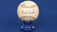 Appraisal: Ruth & Wagner Signed Ball, ca. 1933