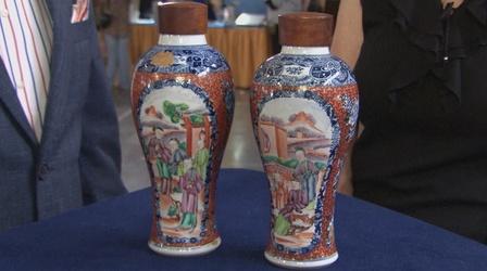 Video thumbnail: Antiques Roadshow Appraisal: Qing Dynasty Chinese Vases, ca. 1785