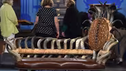 Appraisal: Cow Horn Settee, ca. 1990