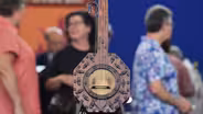 Appraisal: Folk Art Inlaid Banjo, ca. 1900
