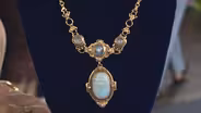 Appraisal: Arts & Crafts Sapphire & Opal Necklace, ca. 1915