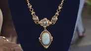 Appraisal: Arts & Crafts Sapphire & Opal Necklace, ca. 1915