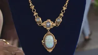 Appraisal: Arts & Crafts Sapphire & Opal Necklace, ca. 1915