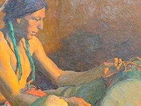 Owner Interview: Eanger Irving Couse Painting, ca. 1930