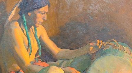 Video thumbnail: Antiques Roadshow Owner Interview: Eanger Irving Couse Painting, ca. 1930