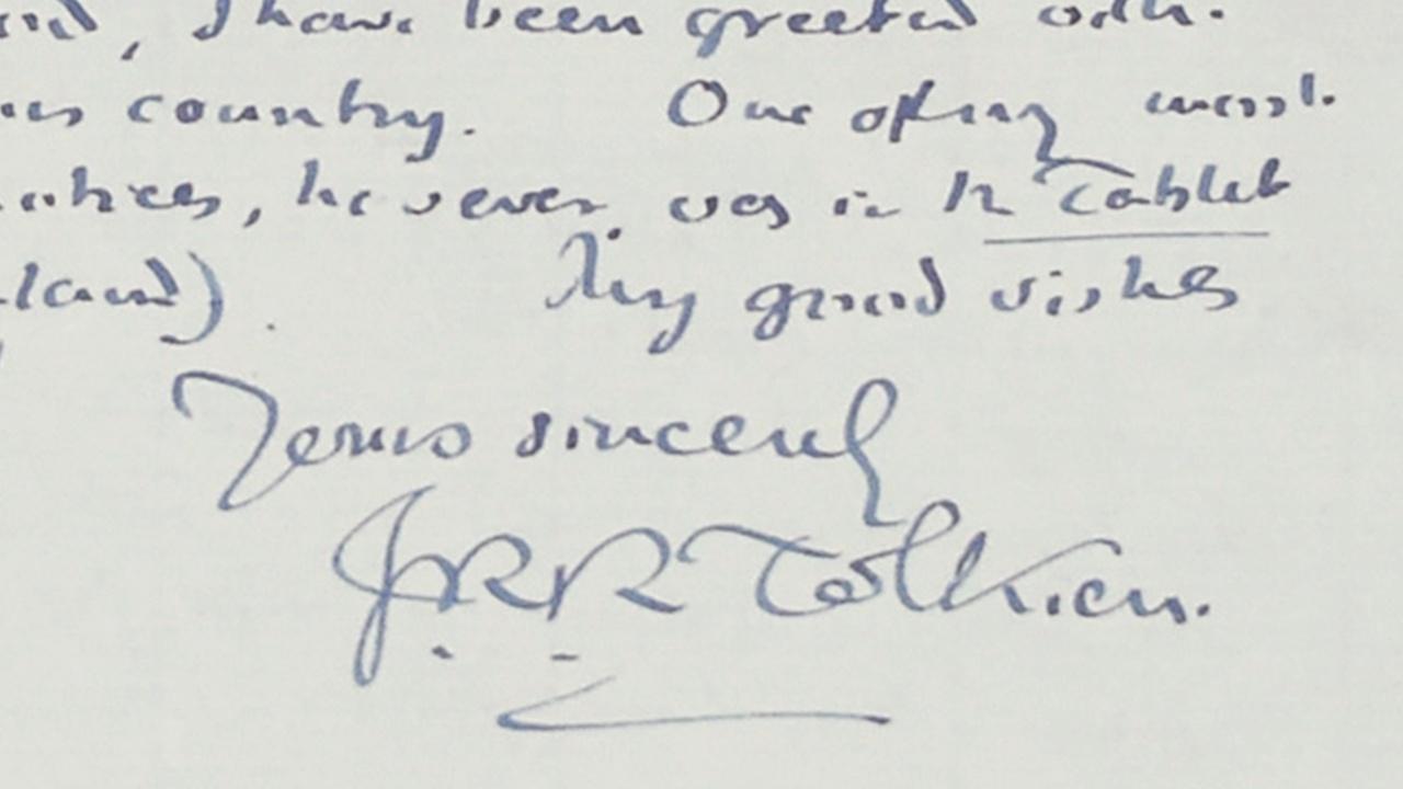 Antiques Roadshow | Appraisal: 1957 J.R.R. Tolkien Letter
