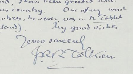 Video thumbnail: Antiques Roadshow Appraisal: 1957 J.R.R. Tolkien Letter