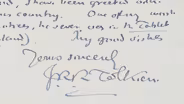 Appraisal: 1957 J.R.R. Tolkien Letter