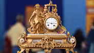 Appraisal: 19th-Century French Figural Clocks