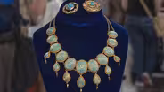 Appraisal: Gold Necklace & Brooches