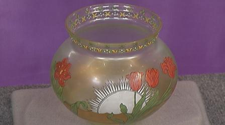 Video thumbnail: Antiques Roadshow Appraisal: Fritz Heckert Glass Vase, ca. 1895