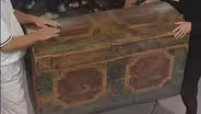 Appraisal: 18th-Century German Painted Trunk