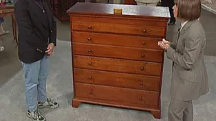Appraisal: Tall Chest & Shaker Box
