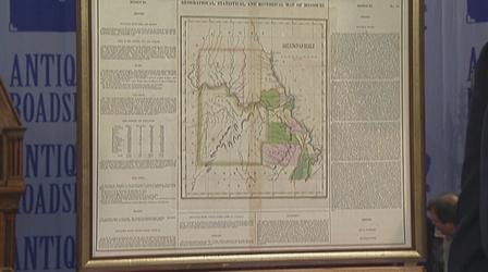 Video thumbnail: Antiques Roadshow Appraisal: 1822 Carey & Lea Missouri Map