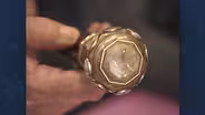 Appraisal: Gold-Quartz Cane, ca. 1850