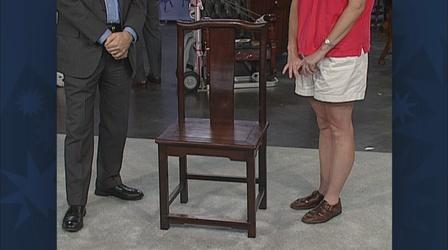 Video thumbnail: Antiques Roadshow Appraisal: Chinese Ming-Style Side Chair