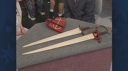 Video thumbnail: Antiques Roadshow Appraisal: Swordfish Swords & Plaque