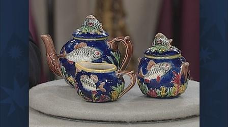 Video thumbnail: Antiques Roadshow Appraisal: English Majolica Tea Set, ca. 1875