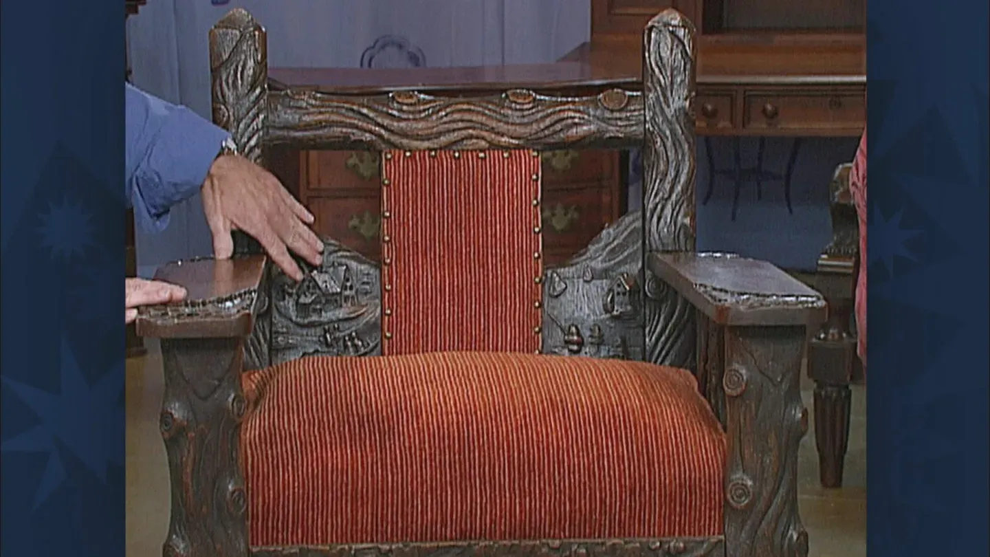 Appraisal: Mission-Style Adirondack Rocker