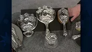 Appraisal: Unger Bros. Dresser Set, ca. 1900
