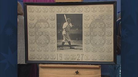 Video thumbnail: Antiques Roadshow Appraisal: Babe Ruth-Signed Home Run Piece