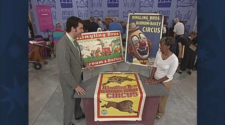 Video thumbnail: Antiques Roadshow Appraisal: Circus Poster Collection