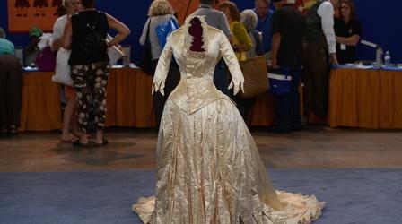 Video thumbnail: Antiques Roadshow Appraisal: Silk Wedding Gown, ca. 1875