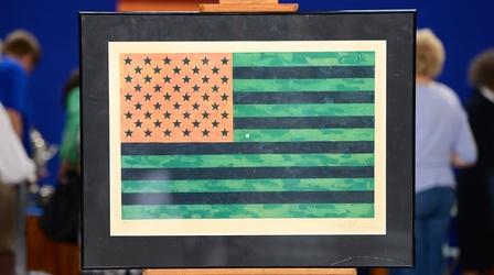 Video thumbnail: Antiques Roadshow Appraisal: 1969 Jasper Johns Flag Print