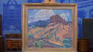 Appraisal: 1922 Raymond Jonson "Sante Fe" Oil